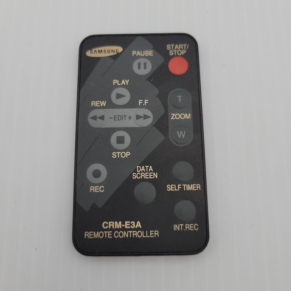 Samsung CRM-E3A Black Wireless 12 Buttons Camcorder Remote Controller